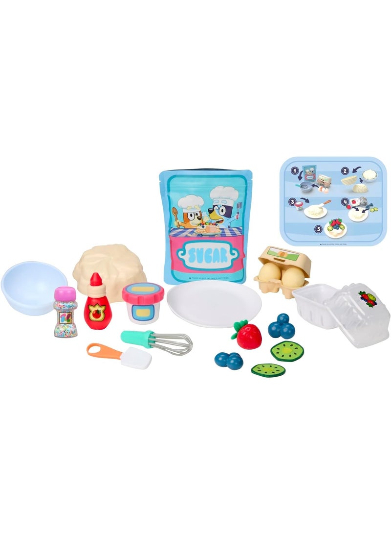 Little Tikes Creative Chefs Bluey Pavlova Cake Kit for Kids, Bluey-Themed Dessert Role Play Set with Make-It! Mix & Recipe Card, Ideal Pretend Playset for Boys & Girls (643460) - Image 3